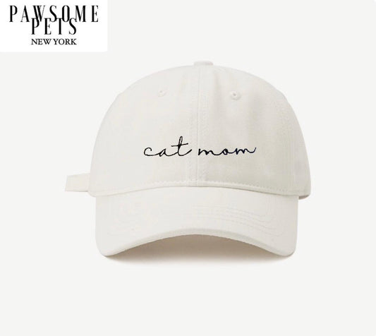 CAT MOM HAT - WHITE
